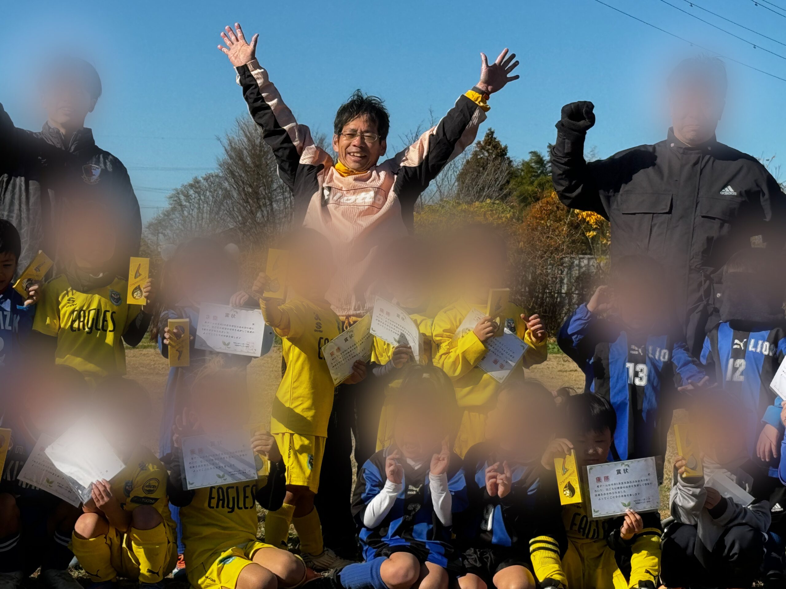 幼児サッカー大会を開催